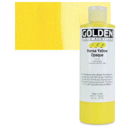 Golden High Flow Acrylic - India Yellow Hue 1 oz.