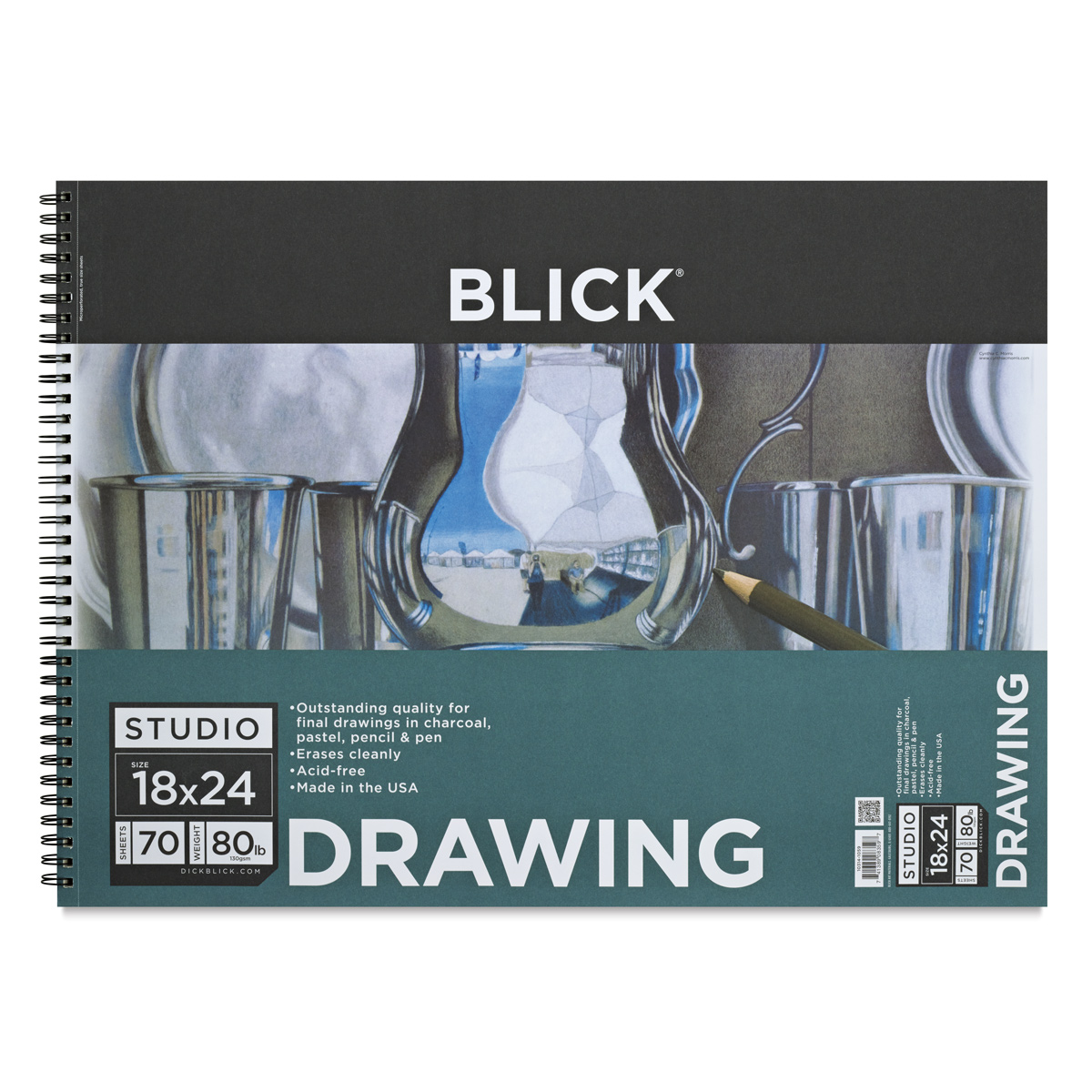 BLICK STUDIO Canvas Pad 10 Sheets 9 x 12 Canvas Paper NEW (Not Sealed)