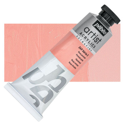 Pebeo Extra-Fine Artist Acrylics - Bright Pink, 60 ml tube