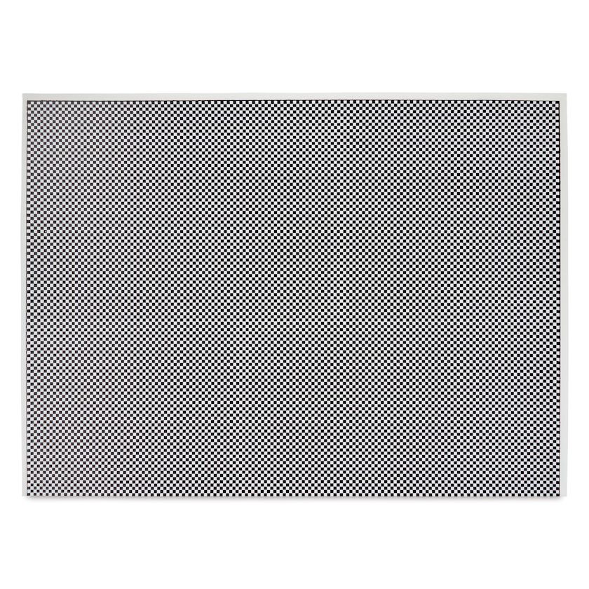 Aitoh Japanese Decorative Paper Check, Black/White, 26" x 191/4