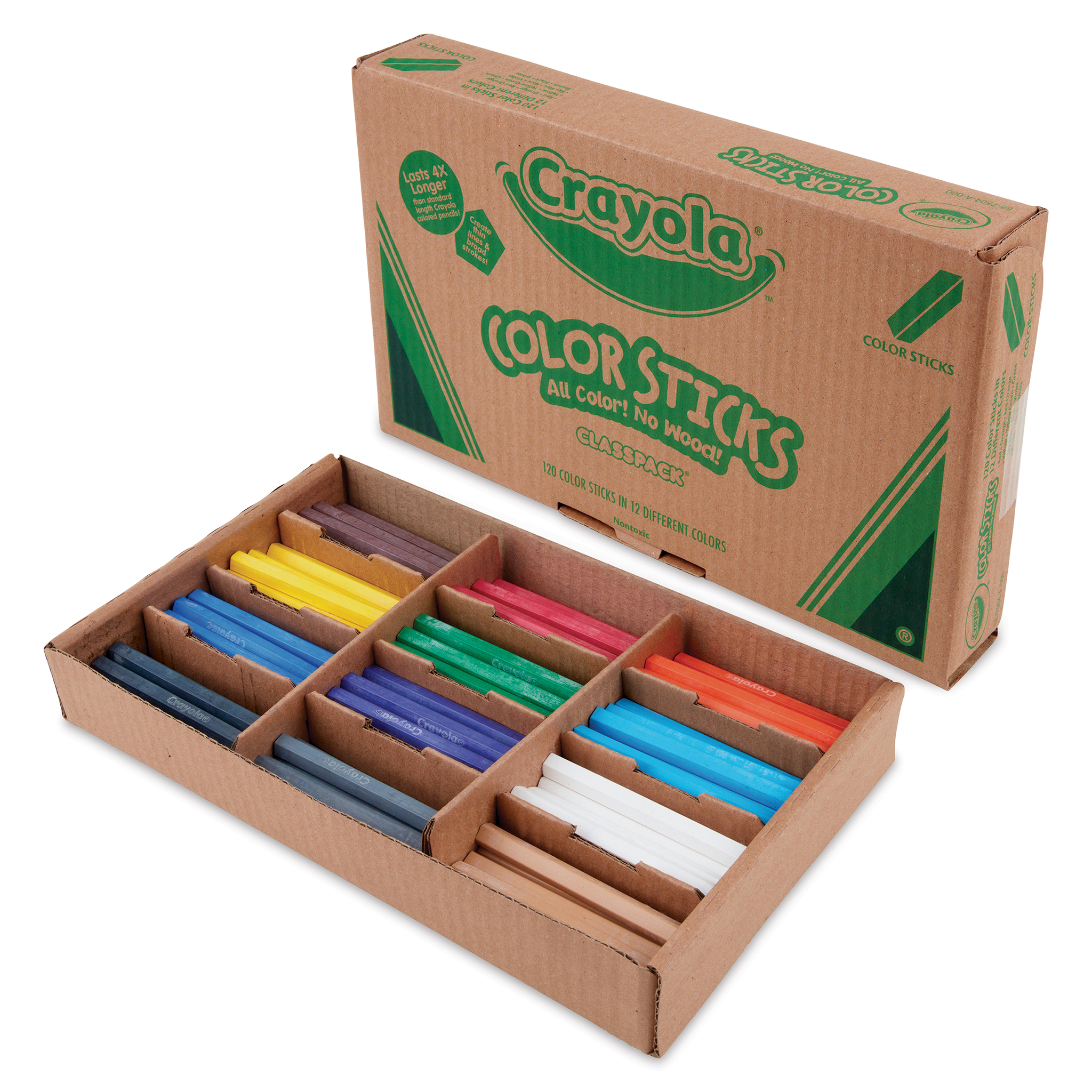 120 Crayons Color Order! Sort all the Crayola Crayons from the 120