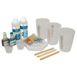 Mod Podge Resin Coaster Kit - Tropical Leaf (Kit contents)
