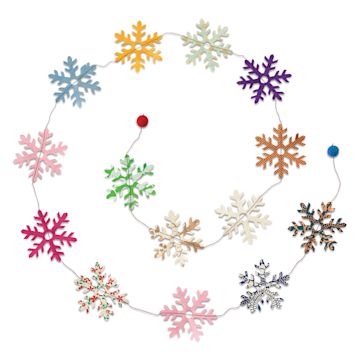 Open in modal - Giftsland Paper Garland - Snowflakes