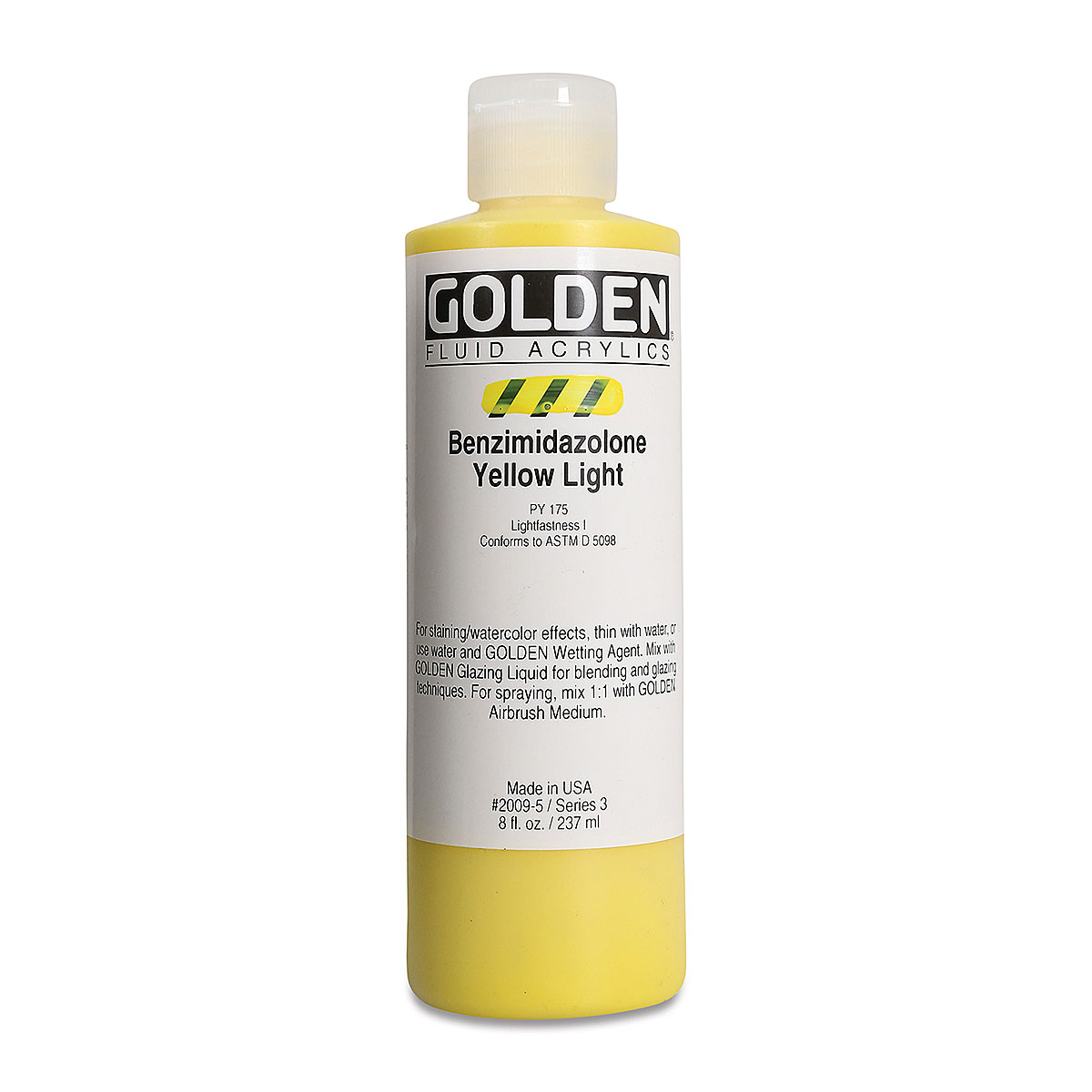 Golden Color Pouring Set, 5 Fluid Acrylic colors and 1 Gloss Pouring Medium  (972-0)