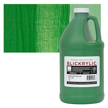 Open in modal - Blickrylic Student Acrylic - Green Oxide, Half Gallon and swatch