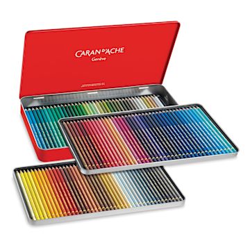 Caran d'Ache Pablo Colored Pencil Set - Assorted Colors, Set of 120 ...