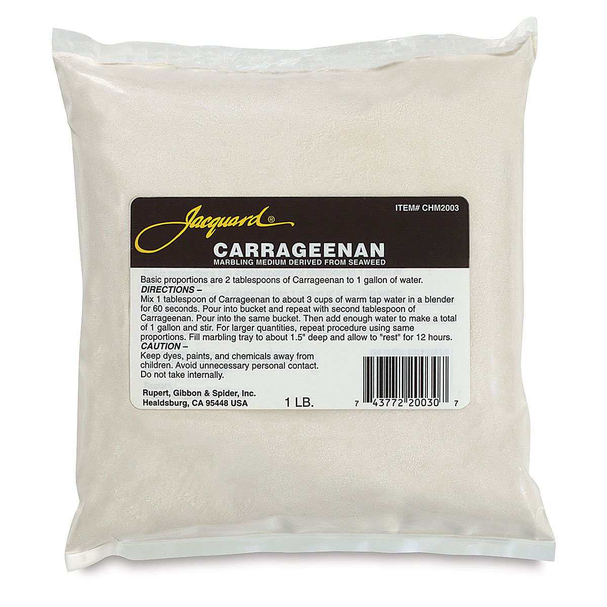 Carrageenan Powder for Water Marbling Art