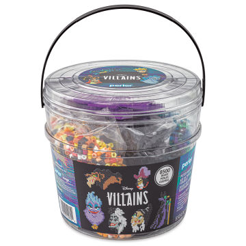 Perler Disney Villains Fused Bead Bucket Kit, front of the packaging