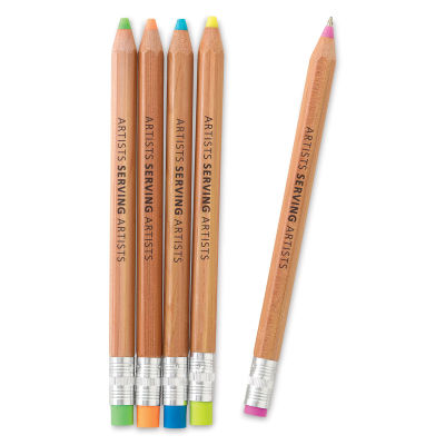 Blick Artists Serving Artists Pens - Wood Barrel, Sold individually, color selected at random