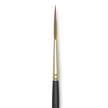 Open in modal - Silver Brush Renaissance Red Sable Brush - Script Liner, Short Handle, Size 2 close up