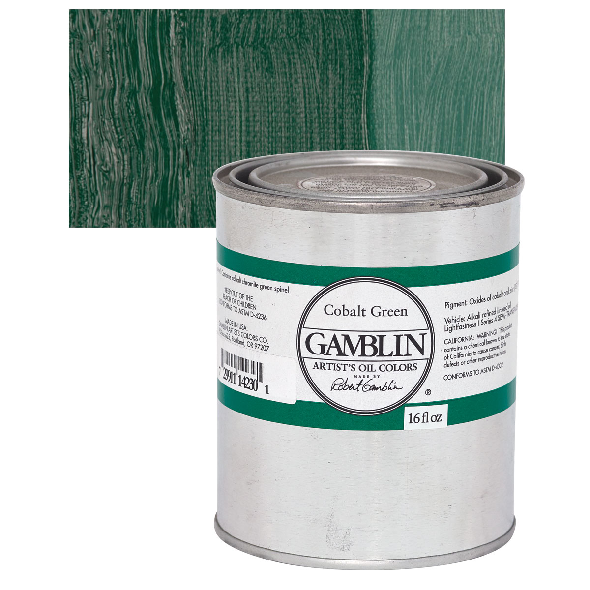 Gamblin Artist Oil Color - Radiant Green - 150 ml Tube