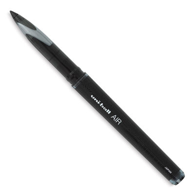 Uni-Ball Air Rollerball Pens - Single pen shown uncapped at angle
