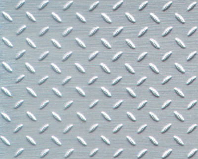 Plastruct Patterned Sheets, Diamond Plate, 1:16 Scale (finished example)