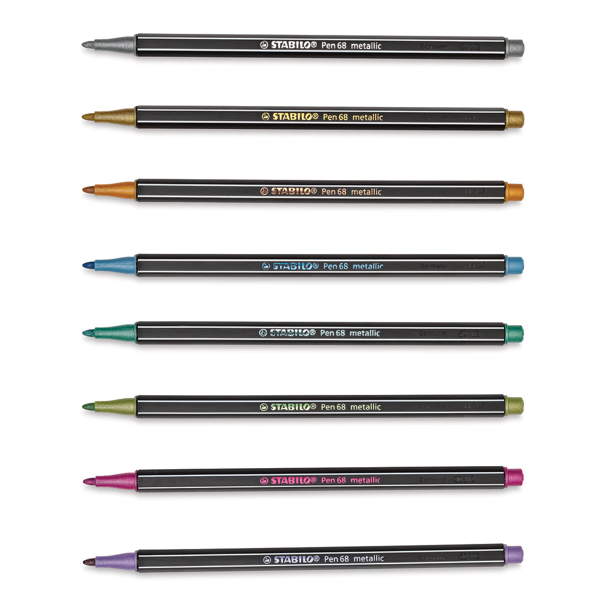 afwijzing personeelszaken tuberculose Stabilo Pen 68 Metallic Pens - Set of 8 | BLICK Art Materials