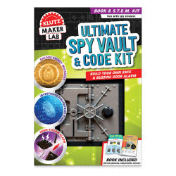Klutz Maker Lab Ultimate Spy Vault and Code Kit (Front of packaging)
