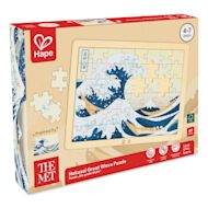 Hape x The Met Hokusai Great Wave Wooden Frame Puzzle