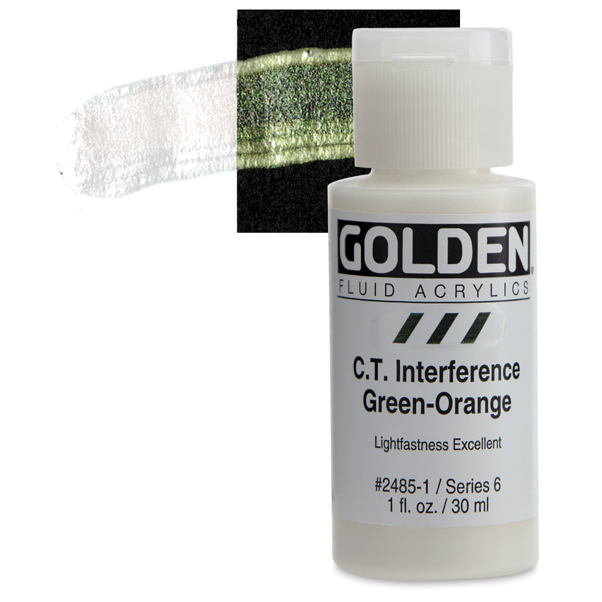 Golden Fluid Acrylics - Titanium White, 16 oz bottle