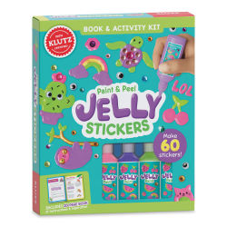 Klutz Paint and Peel Jelly Stickers Kit (front of packaging)