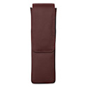 Girologio 2 Leather Pen Case - Antique Brown