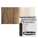Schmincke Akademie Aquarell Watercolor Pan - Sepia, Half Pan