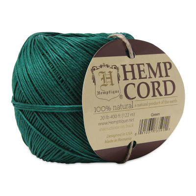 Hemptique Hemp Cord Ball - Green