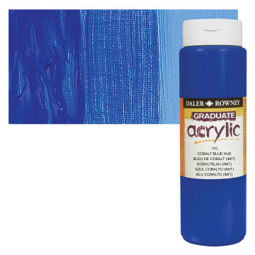Daler-Rowney Graduate Acrylics - Cobalt Blue Hue, 500 ml bottle