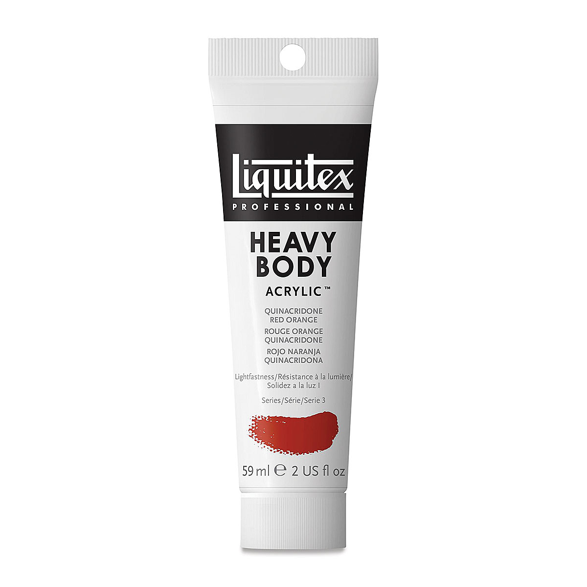 Liquitex Heavy Body Artist Acrylics - Ivory Black, 2 oz Tube
