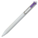 uniball one Retractable Gel Pen Purple