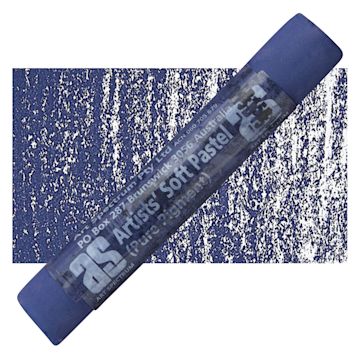 Open in modal - Art Spectrum Artists' Soft Pastel - Ultramarine Blue 526N pastel and swatch