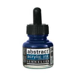 Sennelier Abstract Acrylic Ink - Chinese Blue, 1 oz