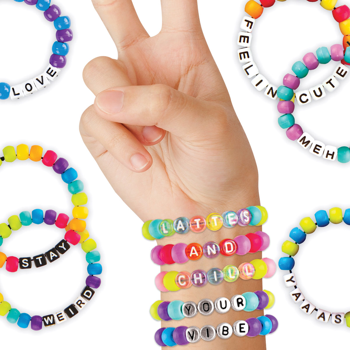 Beads in Fashion 1900-2000 (英語版) Fashion Angels 2000+ Rainbow Beads Super Set | BLICK Art Materials
