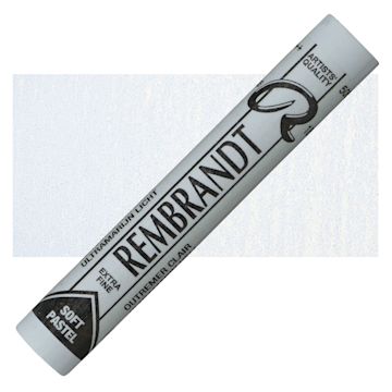 Open in modal - Rembrandt Soft Pastel - Ultramarine Light 505.9 pastel and swatch