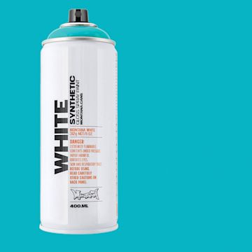 Open in modal - Montana White Spray Paint - Tropicana, 400 ml, Spray Can with Swatch