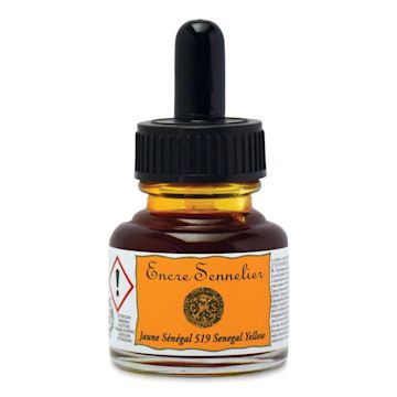 Open in modal - Sennelier Shellac Ink - 30 ml, Senegal Yellow