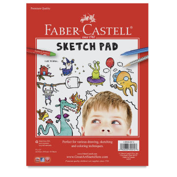 Faber-Castell Sketch Pad - Front cover of 90 sheet sketch pad