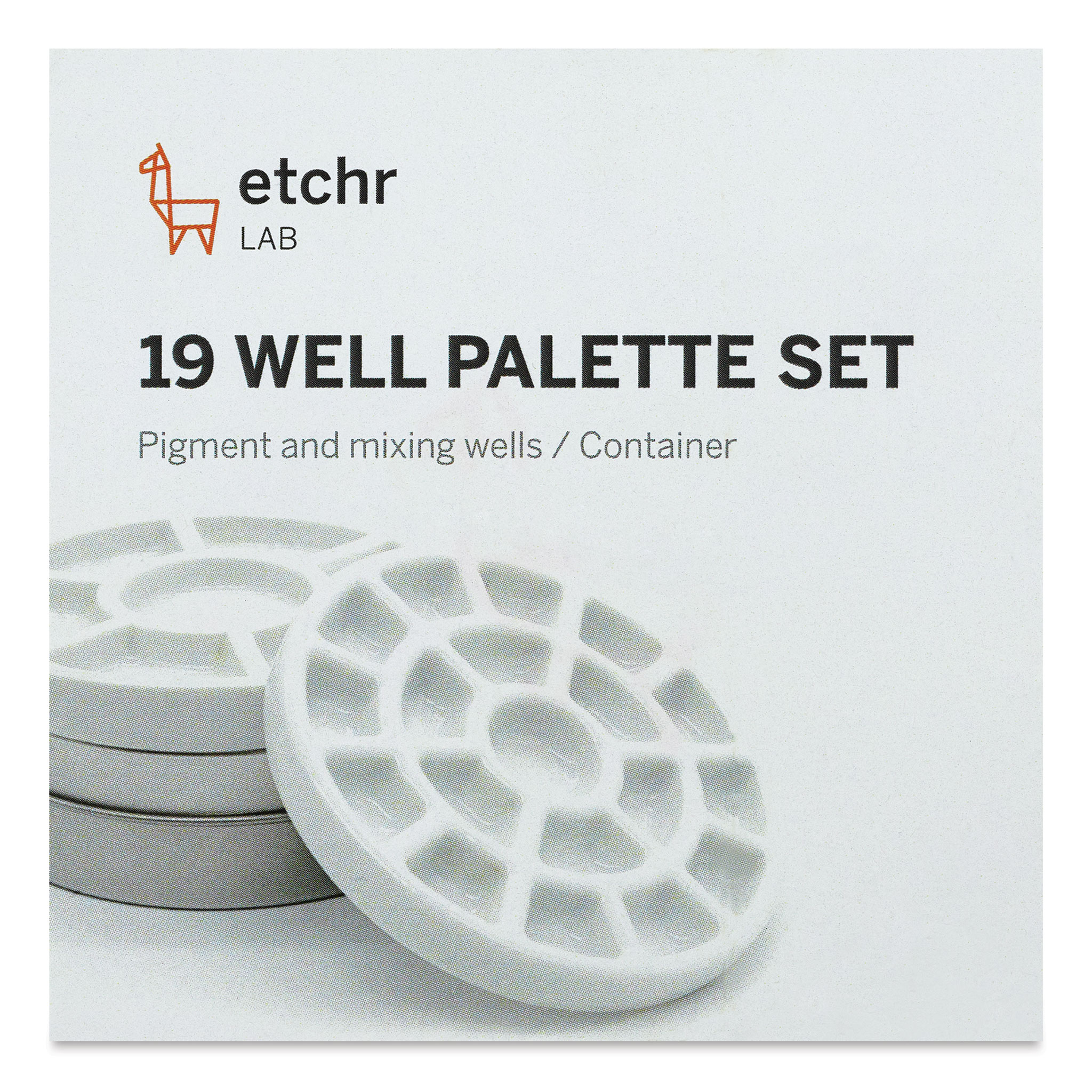 Etchr Lab Travel Mini Porcelain Palette, 37 Wells 