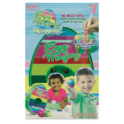 EggMazing Egg Decorator Kit, front of the packaging