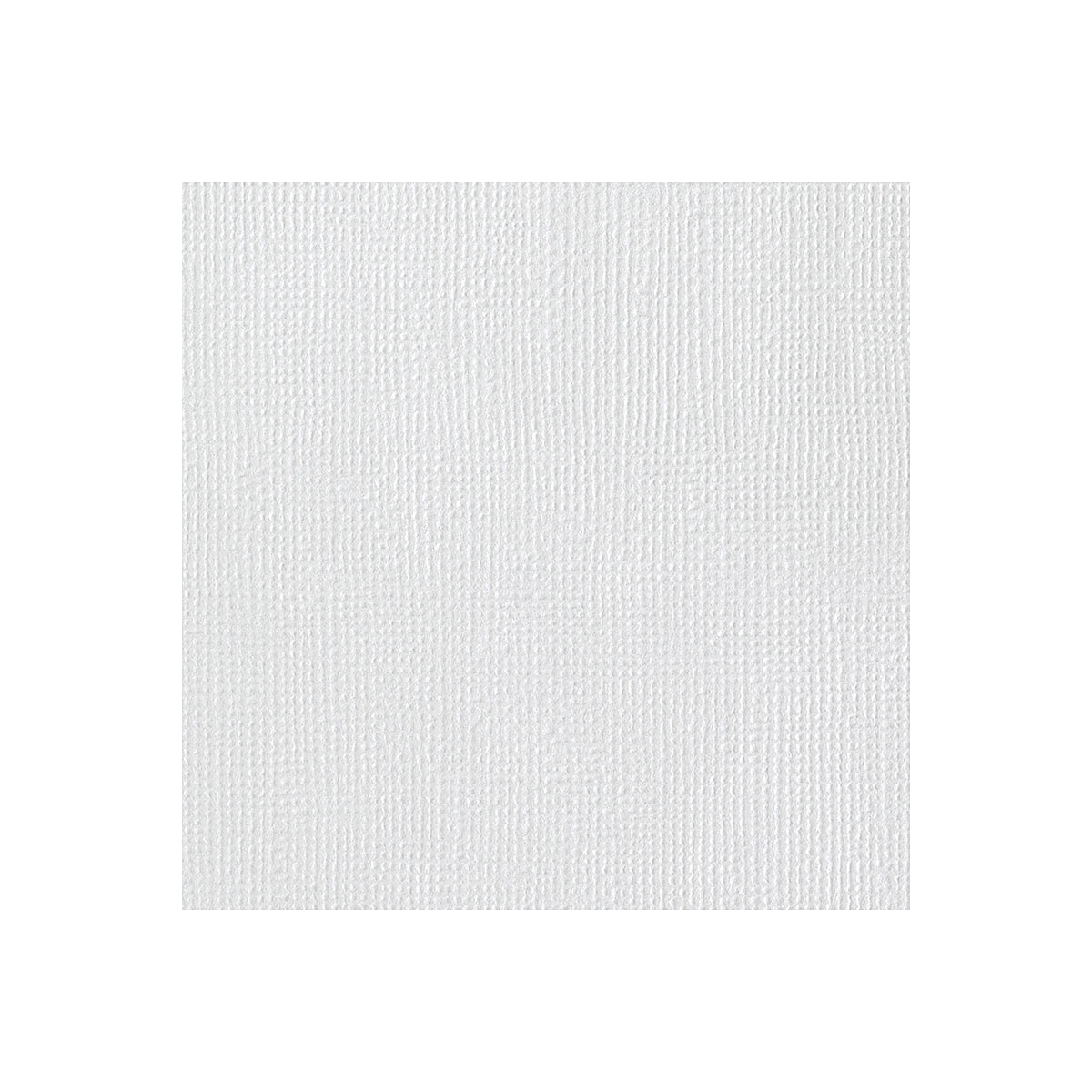 American Crafts 12x12 Solid White Textured Cardstock Pack {F206}