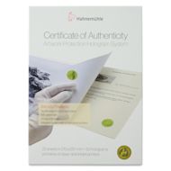 Hahnemühle Certificate of Authenticity