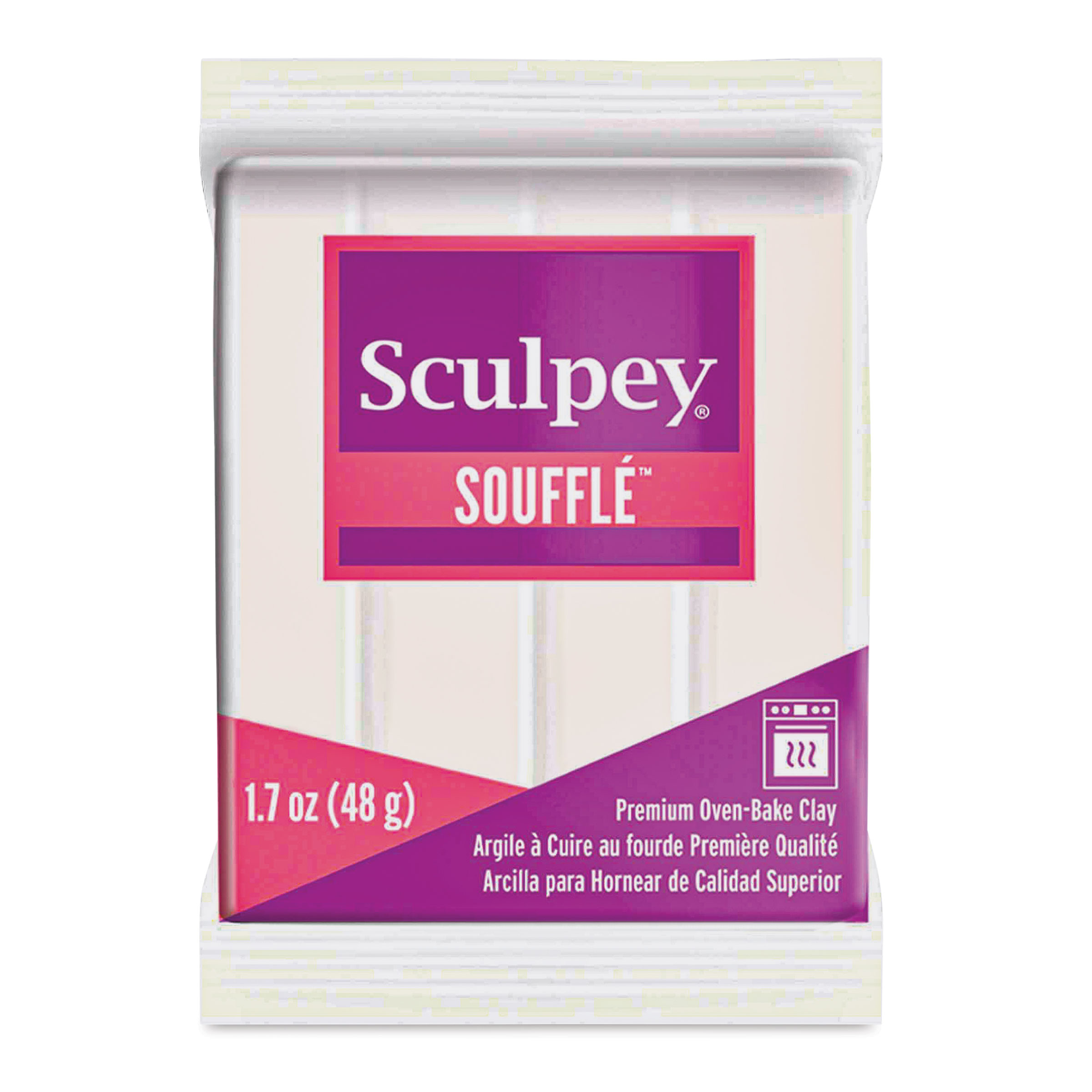 Sculpey Souffle - 7 oz bar, Poppy Seed