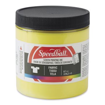 Open in modal - Speedball Fabric Screen Printing Ink - Process Yellow, 8 oz, Jar