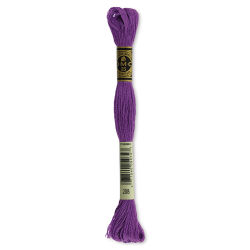 DMC Cotton Embroidery Floss - Very Dark Lavender, 8-3/4 yards (Front of label)