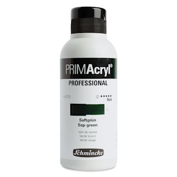 Open in modal - Schmincke Primacryl Professional Fluid Acrylic - Sap Green, 250 ml bottle
