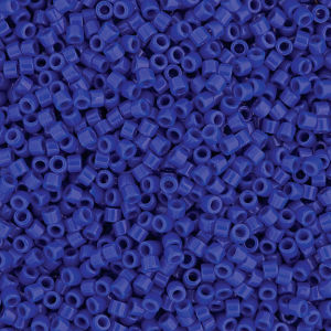 John Bead Miyuki Delica Beads - Cobalt Blue, Glossy, 11/0, 5.2 g