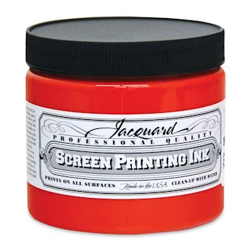 Open in modal - Jacquard Screen Printing Ink - Scarlet, 16 oz