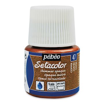 Open in modal - Pebeo Setacolor Fabric Paint - Light Copper, Shimmer Opaque, 45 ml bottle