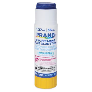 Open in modal - Prang Glue Stick - Blue, 0.74 oz - with cap removed