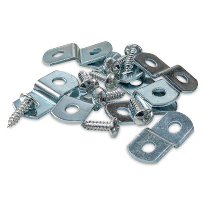 Ook Metal Offset Clips - Several loose Clips and screws shown