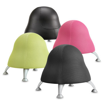 Safco Runtz Ball Chairs - Four chairs grouped together
