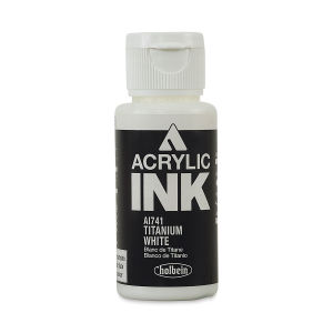Holbein Acrylic Ink - Titanium White, 30 ml